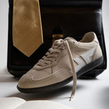 Immaculate Vegan - Zeta Shoes Delta Unisex Recycled Vegan Suede Sneakers | Beige