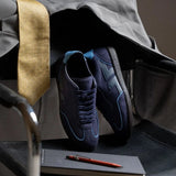 Immaculate Vegan - Zeta Shoes Delta Unisex Recycled Vegan Suede Sneakers | Marine