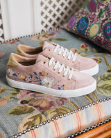 Immaculate Vegan - Minuit sur Terre Virevolte Recycled Grain Leather Vegan Sneakers | Rose Garden