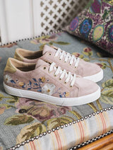 Immaculate Vegan - Minuit sur Terre Virevolte Recycled Grain Leather Vegan Sneakers | Rose Garden