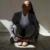 Immaculate Vegan - Zeta Shoes Delta Women's Recycled Vegan Suede Sneakers | Rose