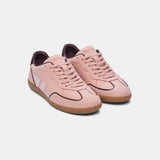 Immaculate Vegan - Zeta Shoes Delta Women's Recycled Vegan Suede Sneakers | Rose