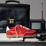 Immaculate Vegan - Zeta Shoes Delta Unisex Recycled Vegan Suede Sneakers | Garnet