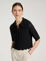 Immaculate Vegan - Baukjen Pearl Ecotec Cardigan 6 (UK Size 6) / Caviar Black