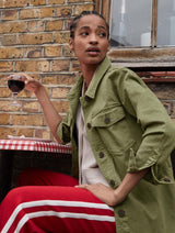 Immaculate Vegan - Baukjen Stella Organic Jacket 8 (UK Size 8) / Light Olive