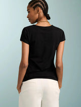 Immaculate Vegan - Baukjen Baukjen Essentials Organic Cotton Slim Tee | Caviar Black