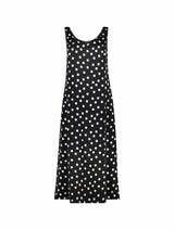 Immaculate Vegan - Baukjen Cynthia Recycled Cupro Dress | Black Polka Dot Black Polka Dot Print / UK6 / EU34 / US2