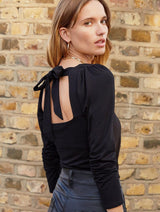Immaculate Vegan - Baukjen Tiffany Top with LENZING™ ECOVERO™ Caviar Black / 6 (UK Size 6)