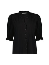 Immaculate Vegan - Baukjen Noa LENZING™ ECOVERO™ Blouse | Caviar Black Caviar Black / UK6 / EU34 / US2
