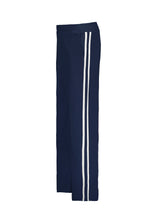 Immaculate Vegan - Baukjen Tippi LENZING™ ECOVERO™ Side Stripe Trousers | Navy & White Classic Navy & Soft White / UK18 / EU46 / US14