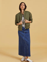 Immaculate Vegan - Baukjen Nia Organic Cotton Skirt | Dark Indigo Dark Indigo / UK6 / EU34 / US2