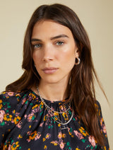 Immaculate Vegan - Baukjen Isolde LENZING™ ECOVERO™ Printed Mini Dress | Black Vintage Floral