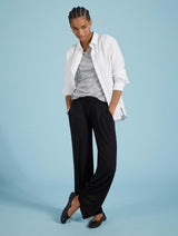 Immaculate Vegan - Baukjen Krystea TENCEL™ & Organic Cotton Luxe Crew Neck Top | Grey Marl