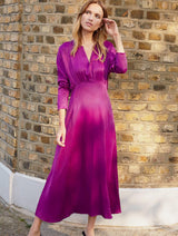 Immaculate Vegan - Baukjen Ariana Ecojilin Blend Dress Magenta / 6 (UK Size 6)