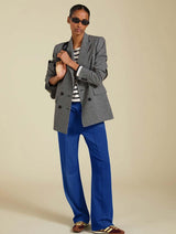 Immaculate Vegan - Baukjen Marian LENZING™ ECOVERO™ Ponte Wide Leg Trousers | Royal Blue