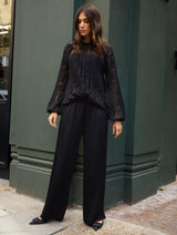 Immaculate Vegan - Baukjen Megan Satin Palazzo Trousers