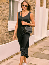 Immaculate Vegan - Baukjen Nora Ecojilin Dress | Caviar Black