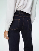 Immaculate Vegan - Baukjen Organic Cotton Boyfriend Jeans | Dark Denim