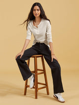 Immaculate Vegan - Baukjen Organic Cotton Henley Top