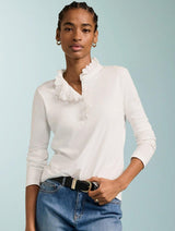 Immaculate Vegan - Baukjen Tricia Organic Cotton Top | White Pure White / UK6 / EU34 / US2