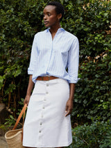 Immaculate Vegan - Baukjen Lou Organic Skirt Soft White / 8 (UK Size 8)