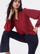 Immaculate Vegan - Baukjen Sima Blouse with LENZING™ ECOVERO™