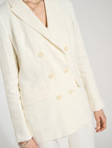 Immaculate Vegan - Baukjen Whitley Linen Blazer