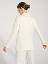 Immaculate Vegan - Baukjen Whitley Linen Blazer
