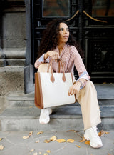 Immaculate Vegan - Biayna Aurora Canvas Tote Brown
