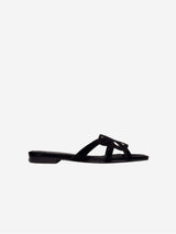 Immaculate Vegan - BIKKOU 7pm Sunset at the Beach Vegan Sandals | Black UK3 / EU36 / US5