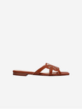 Immaculate Vegan - BIKKOU 7pm Sunset at the Beach Vegan Sandals | Camel UK3 / EU36 / US5