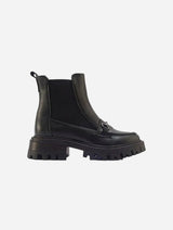 Immaculate Vegan - Prologue Shoes Vesper Buckled Chelsea Boots | Black