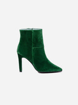 Immaculate Vegan - BLOOM ROSE HIGH HEELS VELVET GREEN 39