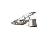 Immaculate Vegan - BLOOM Alba Vegan Apple Leather Sandals | Silver