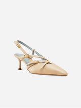 Immaculate Vegan - BLOOM ALICE SLINGBACK - ECRU