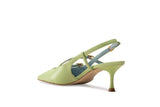 Immaculate Vegan - BLOOM ALICE SLINGBACK - GREEN