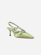 Immaculate Vegan - BLOOM ALICE SLINGBACK - GREEN