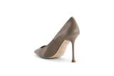 Immaculate Vegan - BLOOM Juliette Apple Leather Heeled Vegan Pumps | Taupe