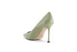 Immaculate Vegan - BLOOM Juliette Apple Leather Vegan Heeled Pumps | Green