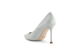 Immaculate Vegan - BLOOM Juliette Apple Leather Vegan Heeled Pumps | Ice Blue