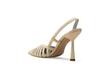 Immaculate Vegan - BLOOM LILA HIGH HEELS - ECRU