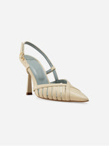 Immaculate Vegan - BLOOM LILA HIGH HEELS - ECRU