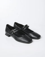 Immaculate Vegan - Bohema Blackberry Mary Jane Pumps black pumps made of grape-based vegan leather
