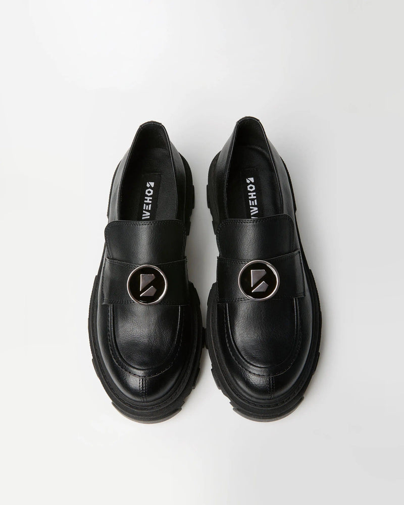 Bohema Blocky Loafers made of grape-based vegan leather