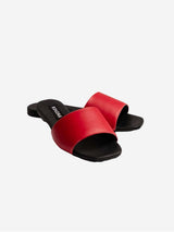 Immaculate Vegan - Bohema Mellow Women's Corn Leather Vegan Slides | Red