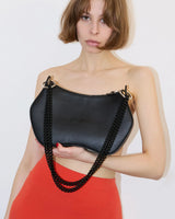 Immaculate Vegan - Bohema Noir BHMA Bag of grape-based vegan leather