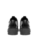 Immaculate Vegan - Bohema Sienna Squared Derbs Black made of Vegea grape leather