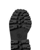 Immaculate Vegan - Bohema Sienna Squared Derbs Black made of Vegea grape leather