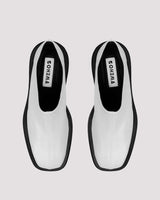 Immaculate Vegan - Bohema Squared Mule White made of Grape Leather