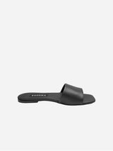 Immaculate Vegan - Bohema Mellow Women's Corn Leather Vegan Slides | Black UK3 / EU36 / US5